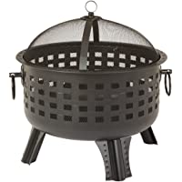 Los mejores  - AmazonBasics - Soporte enrejado para hoguera (acero- 59-69 cm)